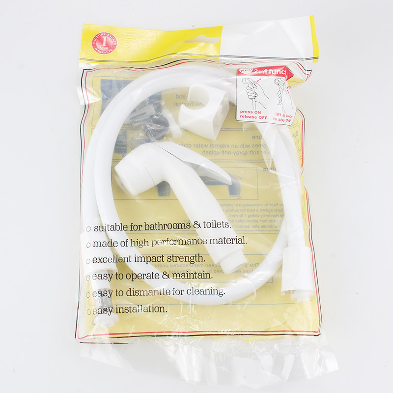 Factory direct supply of PP hand-held plastic feminine wash set, toilet companion, pressurized spray gun, body purifier, spray gun, small shower head details Picture