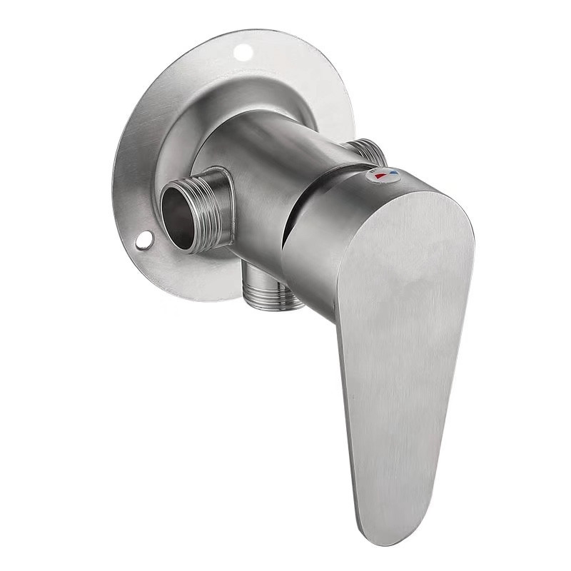 304 stainless steel exposed mixing valve, hot and cold shower head set, faucet, electric water heater, solar switch Item Picture