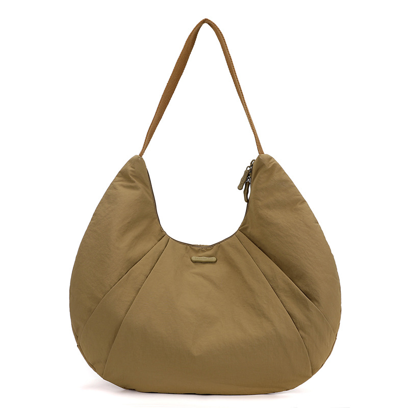 Colorful Fox lulu's new Korean-style women's crescent moon bag, croissant bag, single-shoulder sports and fitness dumpling bag Item Picture