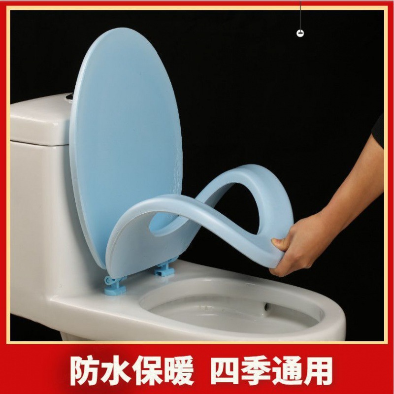 Foam toilet seat cover, soft toilet seat, foam toilet seat, old-fashioned thickened soft foam, colorful soft toilet seat cover Application Scenario