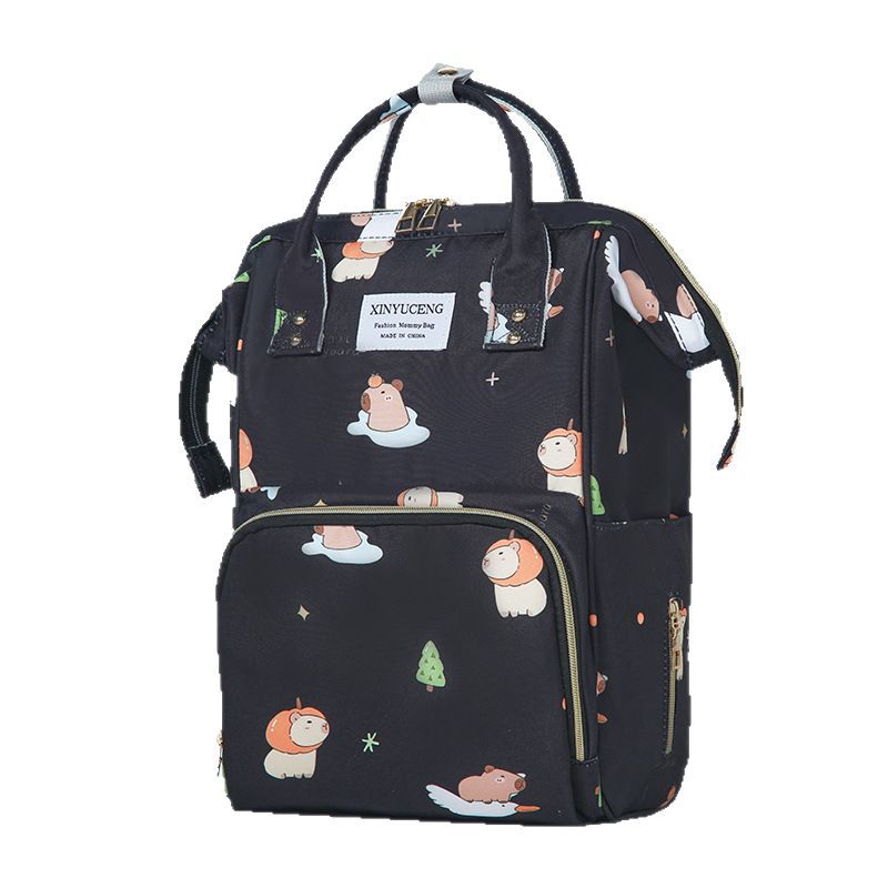 Mummy Bag, large-capacity mother and baby bag, lightweight backpack for going out, waterproof hand-held multi-functional milk bag, Mom bag Item Picture