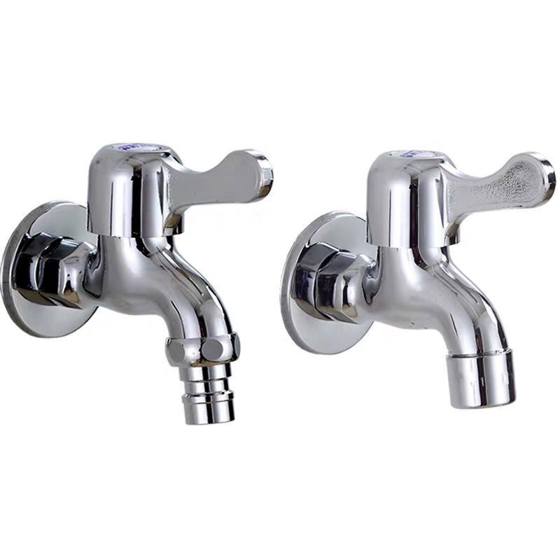 All-copper washing machine faucet, quick-opening faucet, thickened alloy mop, pool faucet, 4-minute quick-opening small faucet Item Picture