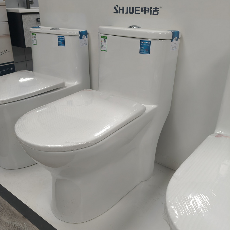 Siphonic household ordinary toilet, small-sized bathroom, large-force water pumping, ordinary bathroom toilet seat details Picture