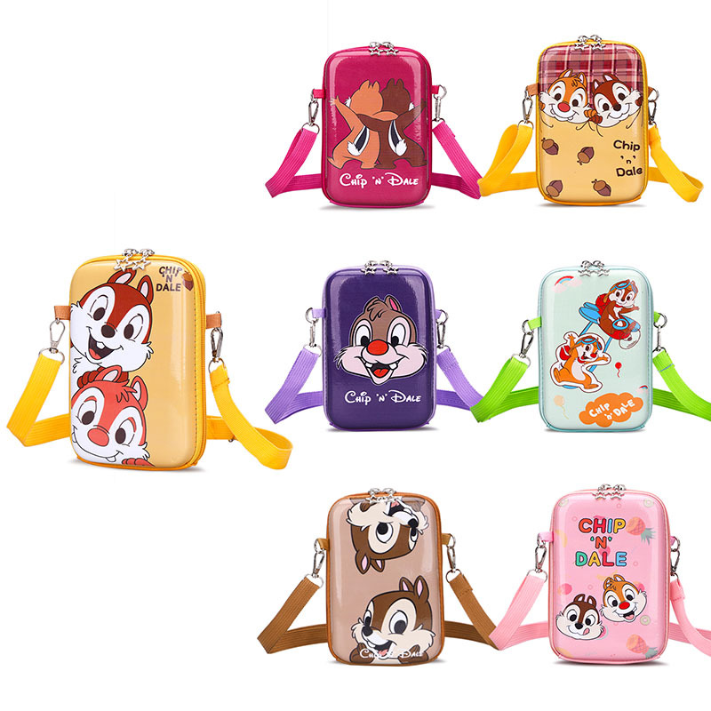 Children's mobile phone bags, cartoon Mickey Ni single-shoulder bags, cute and trendy bags for boys and girls, 2021 new style crossbody bags wholesale Item Picture