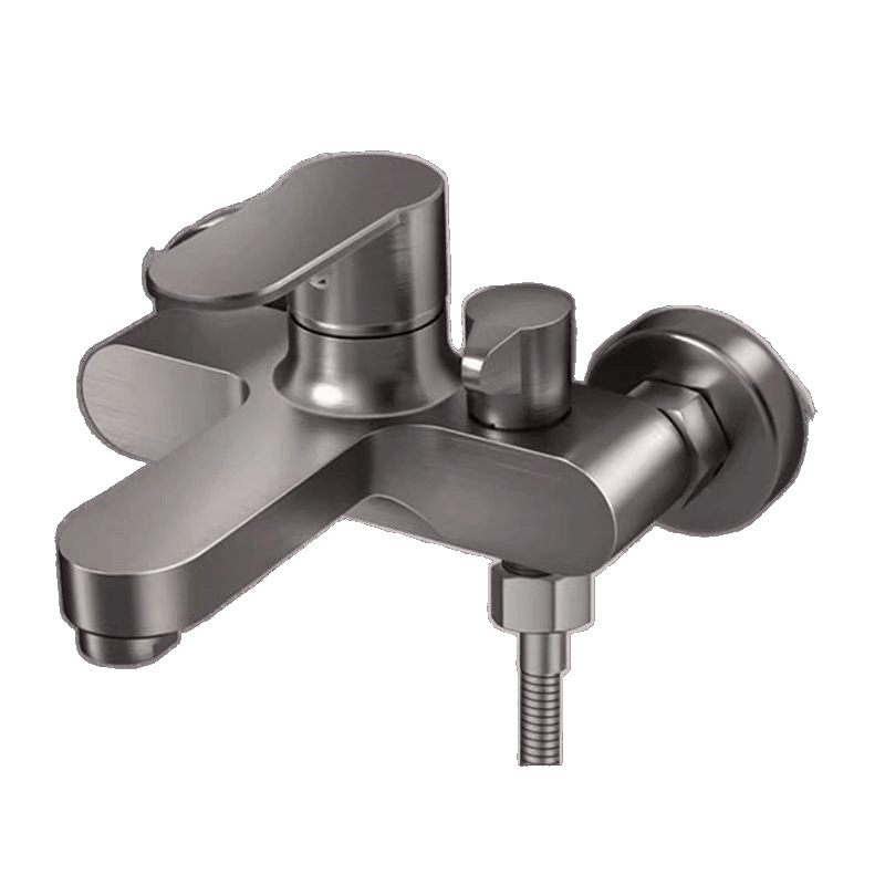 All-copper shower faucet, mixing valve, bathtub shower, rain shower head set, bathroom three-in-one cold and hot water faucet with free shipping Item Picture
