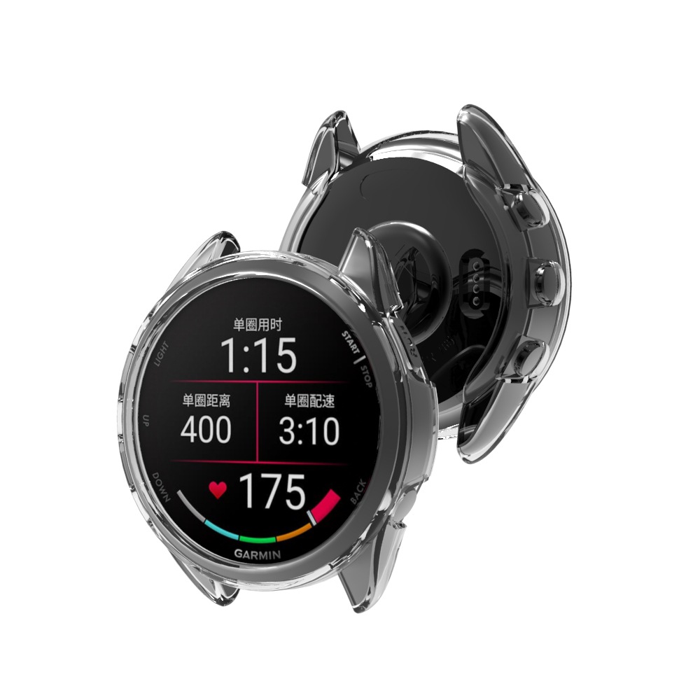 Garmin watch F158 protective case is suitable for Forerunner 158/55 TPU semi-enclosed protective case Application Scenario