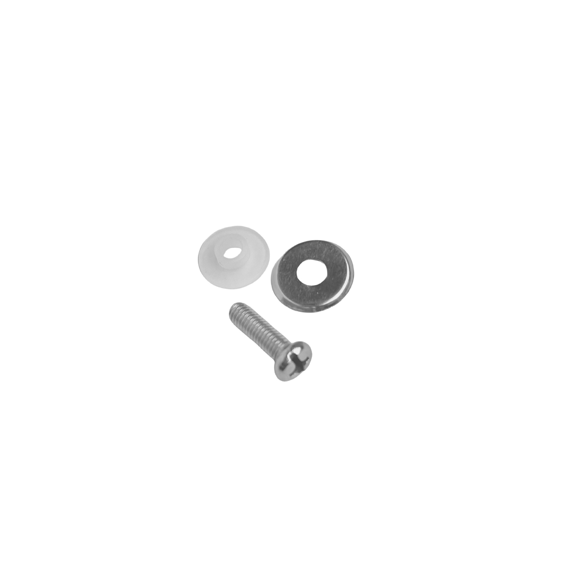 Tableware pot ear accessories, stainless steel cross screws, nuts, semi-round head screws, washers, silicone gasket accessories set Specification drawing