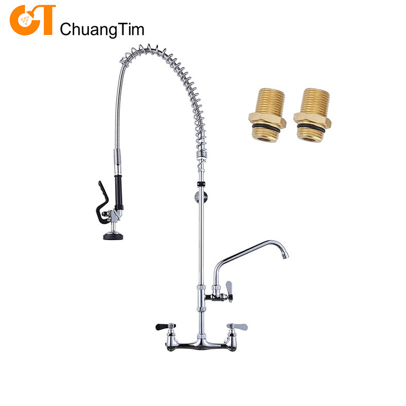 High-pressure commercial faucets for cross-border restaurants, hotels, kitchens, cold and hot dishwashers, and shower faucets details Picture