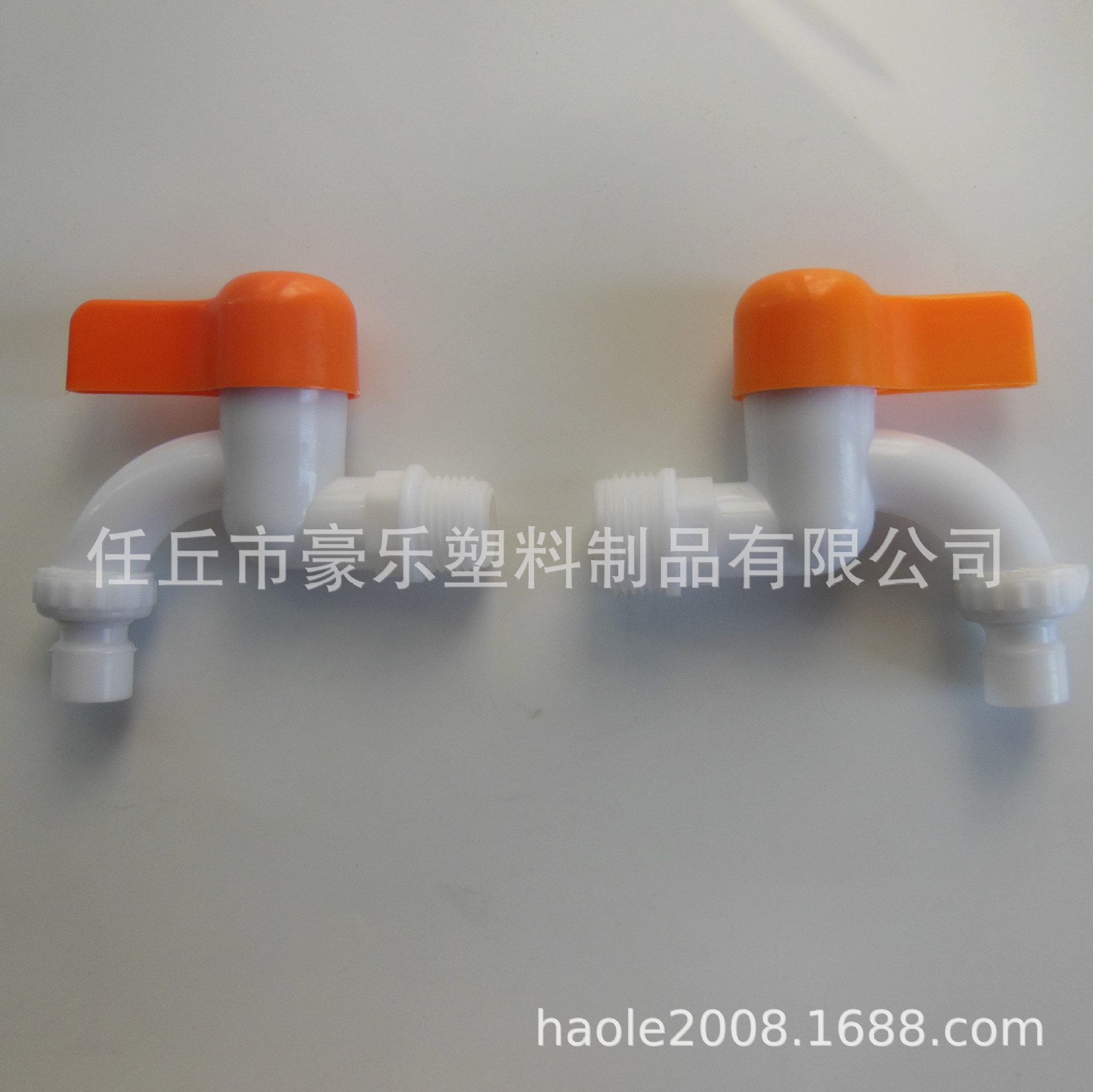 Plastic quick-opening faucet, orange handle, plastic faucet, orange handle, quick-opening faucet, 4/6 plastic faucet Item Picture