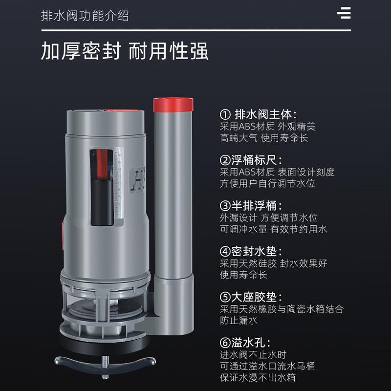 Toilet accessories, water inlet valve, universal old-fashioned toilet tank, water pump, water supply device, toilet drain valve, float ball accessories Application Scenario