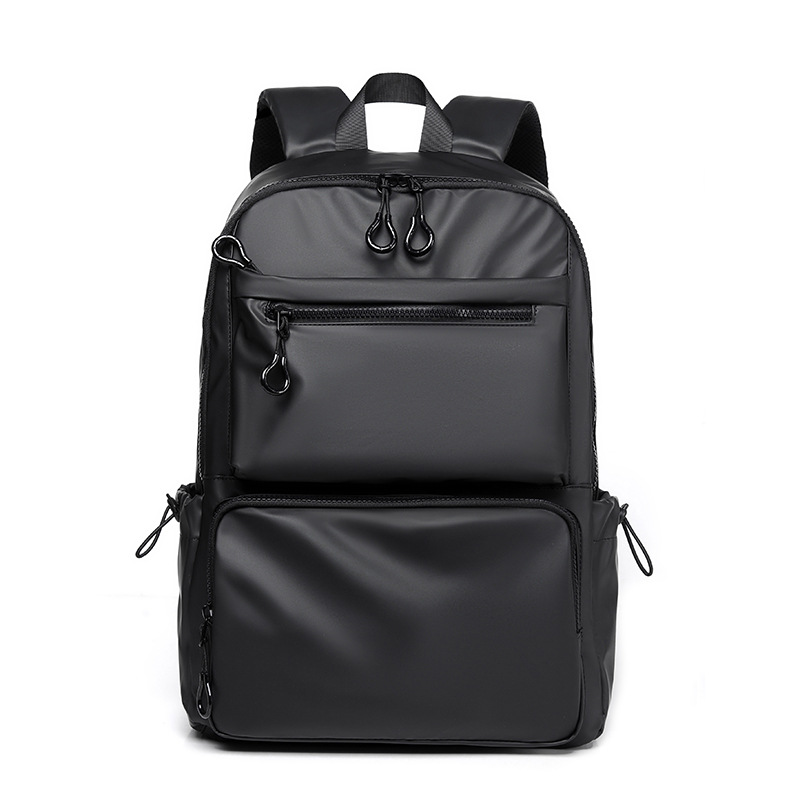 New commuter men's business travel backpack, large-capacity computer bag, casual travel short-distance schoolbag, backpack Item Picture