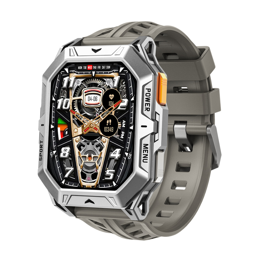 The cross-border X1PRO smartwatch features Bluetooth communication, voice assistant, barometer, step meter, compass, GPS and sports watch details Picture