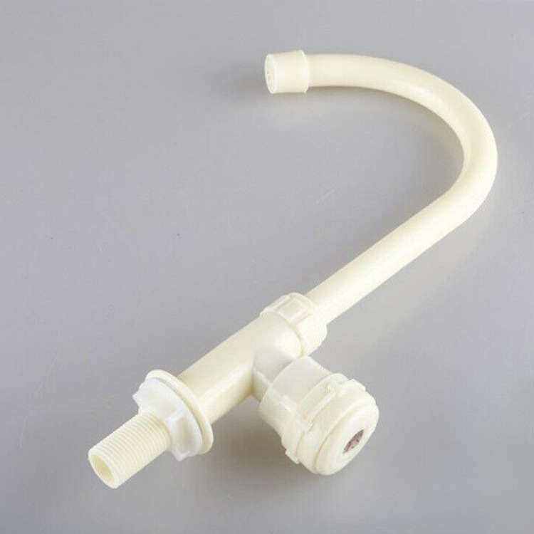 4-point plastic kitchen faucet, single-cooling sink, washing basin, sink faucet, vertical faucet, rotatable details Picture