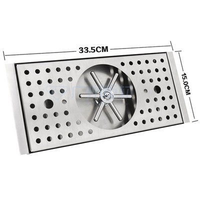 Hotel bar counter stainless steel automatic cup washer, coffee and milk tea shop no-clean rinsing tank high-pressure faucet Application Scenario