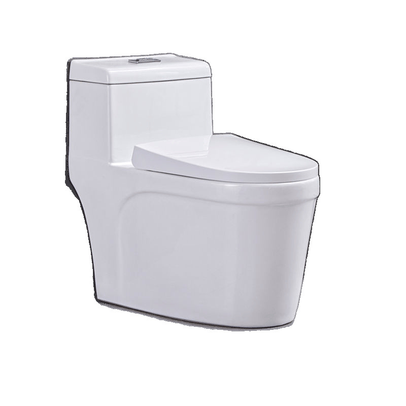 Ceramic silent siphonic super cool flush toilet for home bathrooms, water-saving direct flush toilet for small apartments Item Picture