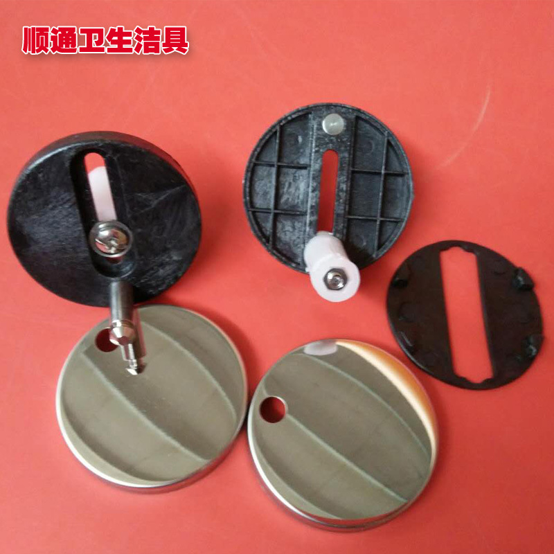 Toilet seat cover accessories, hinge expansion screw installation, fixed seat, toilet seat cover bracket, quick-release seat feet details Picture