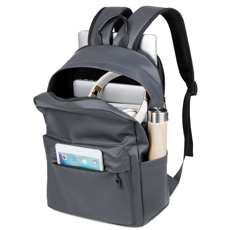 New cross-border backpacks, men's and women's casual waterproof, simple and wear-resistant computer backpacks, and school bags for middle and high school students details Picture