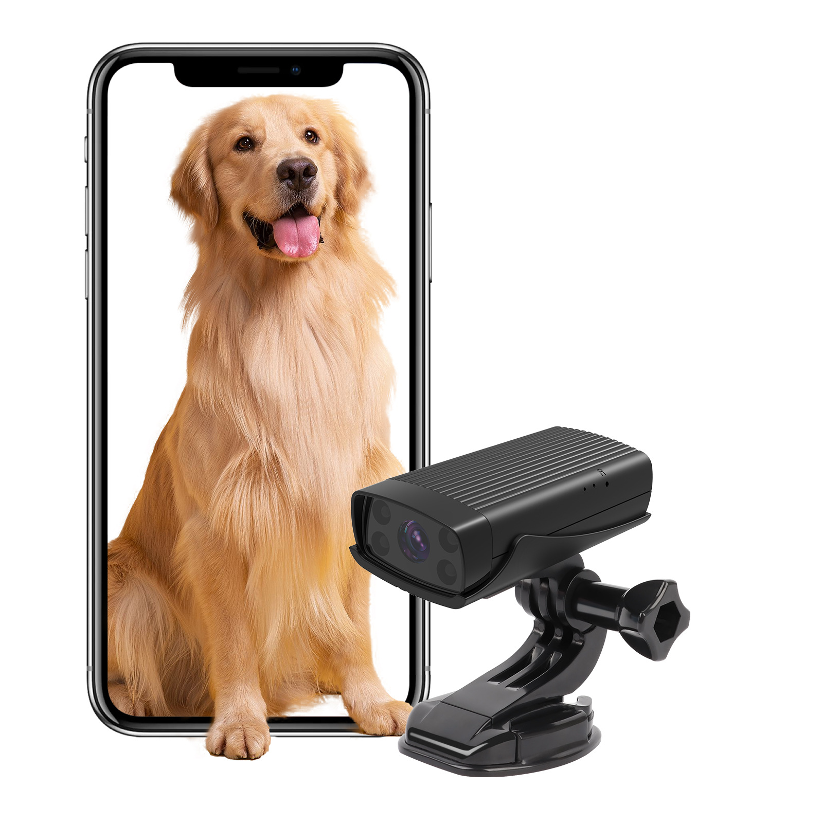 The new cross-border high-definition surveillance camera monitor can monitor home use, night vision, indoor and outdoor unplugged cameras full figure