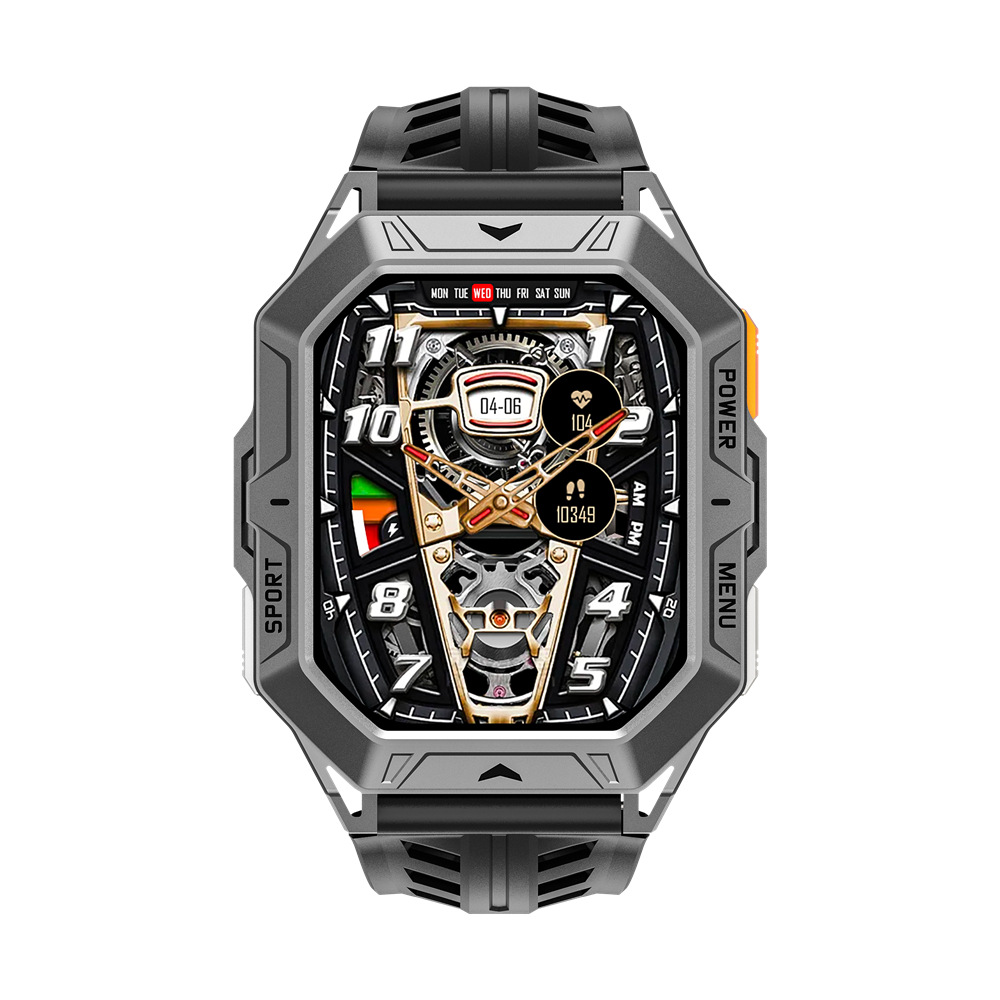 The cross-border X1PRO smartwatch features Bluetooth communication, voice assistant, barometer, step meter, compass, GPS and sports watch Application Scenario