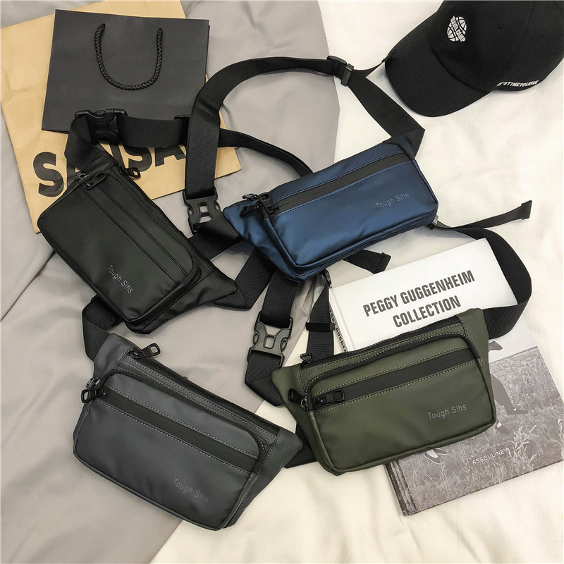 Toughslhs new men's and women's waist bags, trendy outdoor waist bags, storage bags, close-fitting anti-theft chest bags, crossbody bags Specification drawing