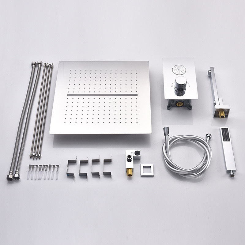 Household concealed multi-functional ceiling shower, concealed hotel project, constant temperature adjustable shower, concealed shower head set Application Scenario