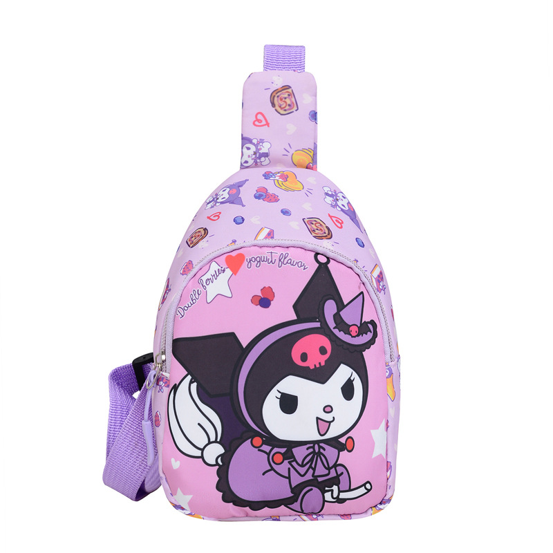 Wholesale of cute and trendy children's single-shoulder bags, large-capacity kindergarten baby travel chest bags, and casual girls' crossbody bags Item Picture