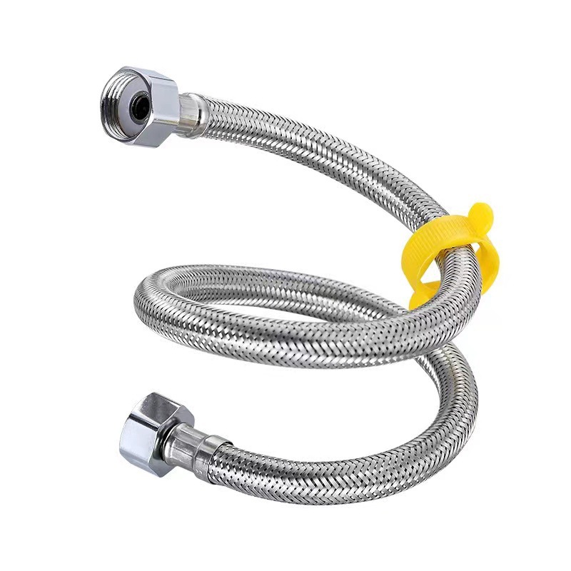 304 stainless steel hose, double-ended water inlet pipe, 304 braided pipe, metal hose, high-pressure pipe, explosion-proof hose manufacturer Item Picture