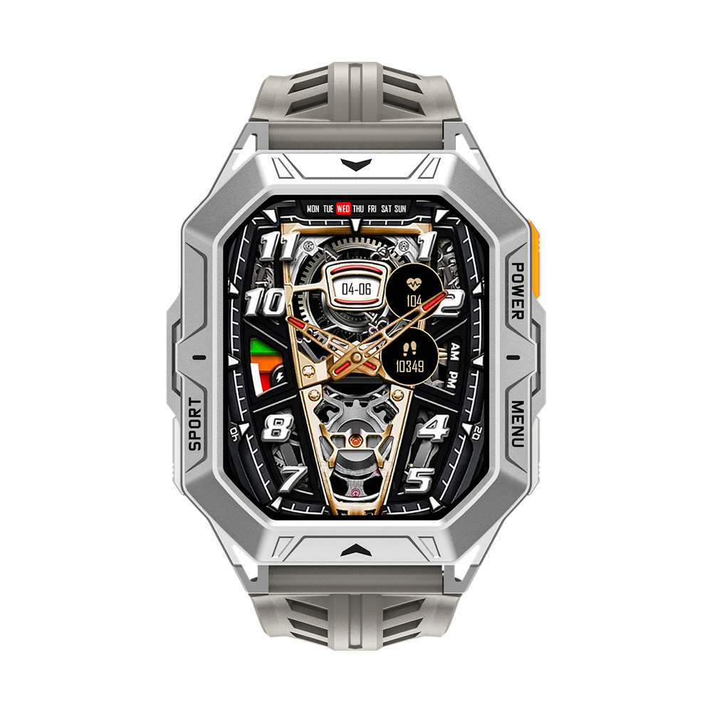 The cross-border X1PRO smartwatch features Bluetooth communication, voice assistant, barometer, step meter, compass, GPS and sports watch Item Picture