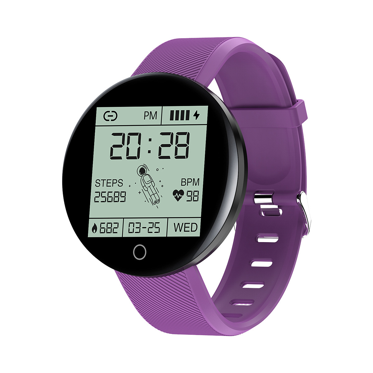 D18 Smart bracelet with color screen, fashionable sports bracelet, step counting, sleep monitoring, heart rate monitoring, health reminder, cross-border Application Scenario