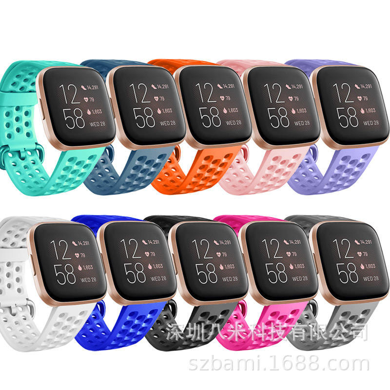 The fitbit versa2 smart bracelet and the original official fitbit versa lite watch strap are the same style full figure