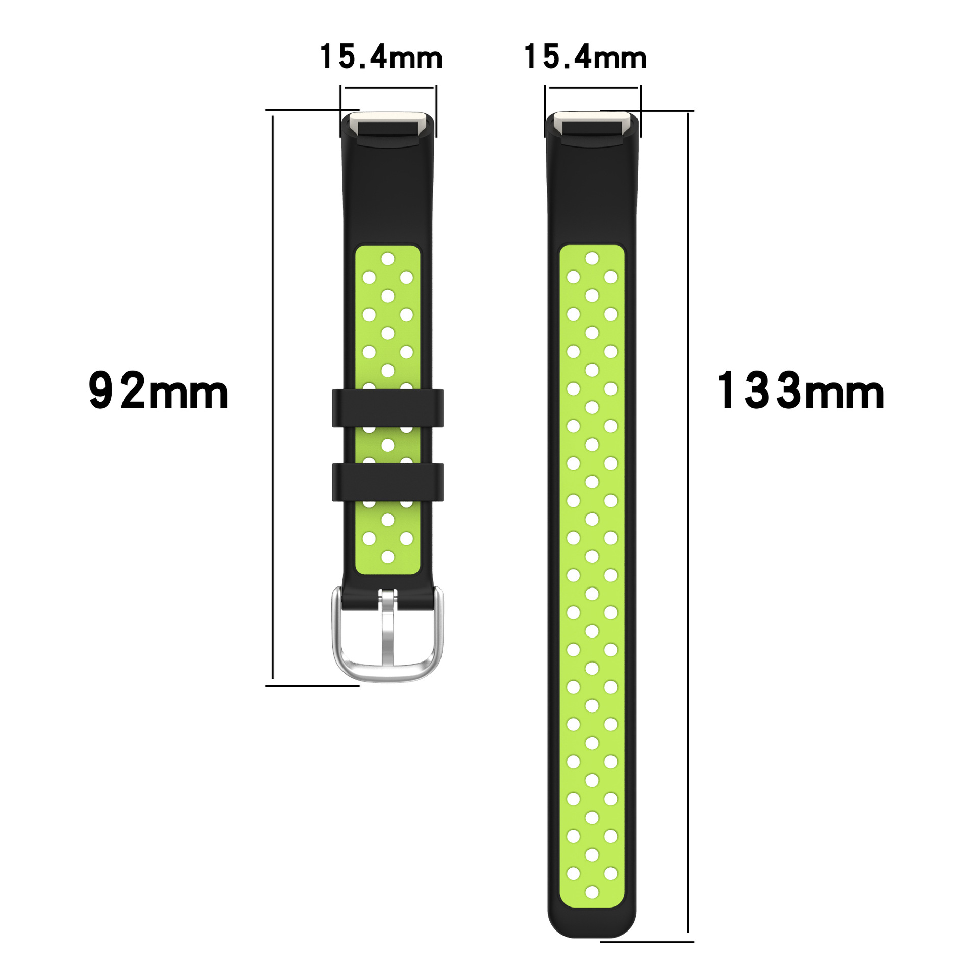 Suitable for Fitbit luxe watch silicone dual-color strap Luxe bracelet sports breathable multi-hole strap Application Scenario