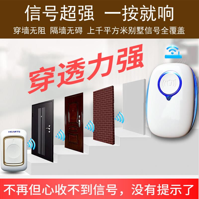 Pager, elderly person, home patient, wireless doorbell, bed call bell, remote emergency safety alarm Application Scenario