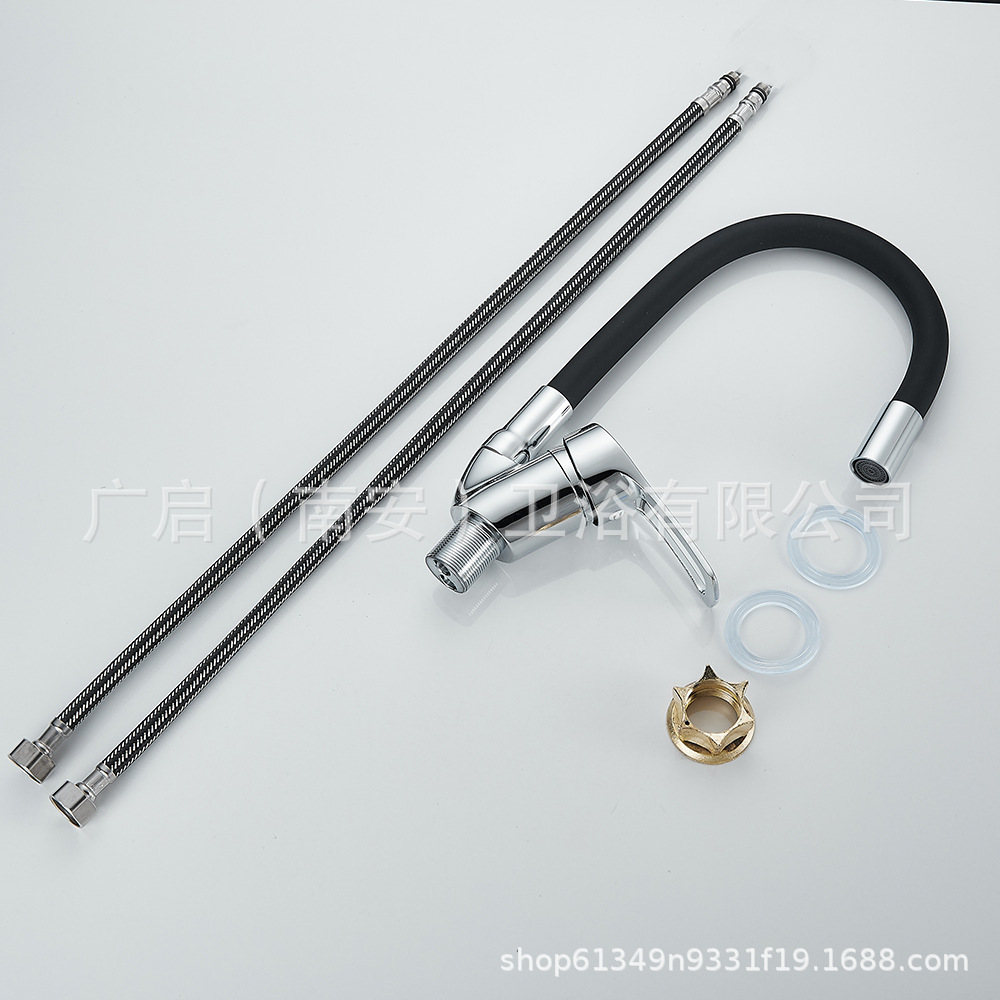 Cross-border Russian bestseller universal kitchen hot and cold water faucet, household sink, rotatable sink, anti-splash faucet Application Scenario