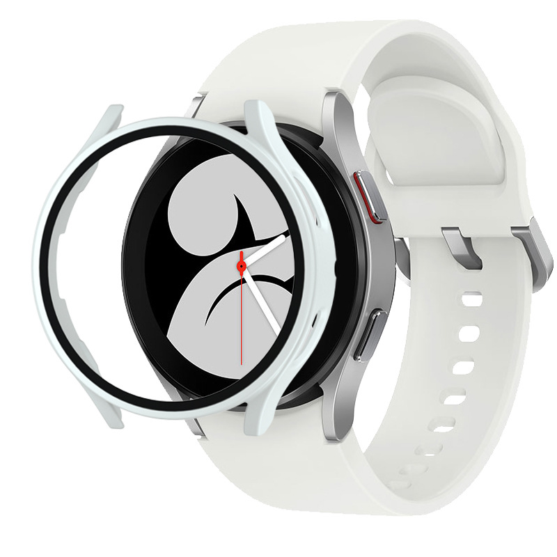 Applicable to Samsung Galaxy Watch 4/5/6/7 watch case PC oil-sprayed matte case film integrated protective case Specification drawing
