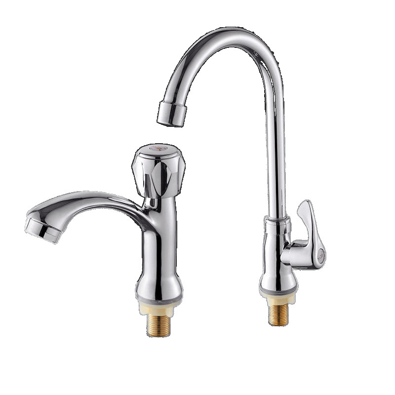 304 universal single-cooling faucet, sink faucet, kitchen faucet, wall-mounted faucet, laundry sink faucet Item Picture