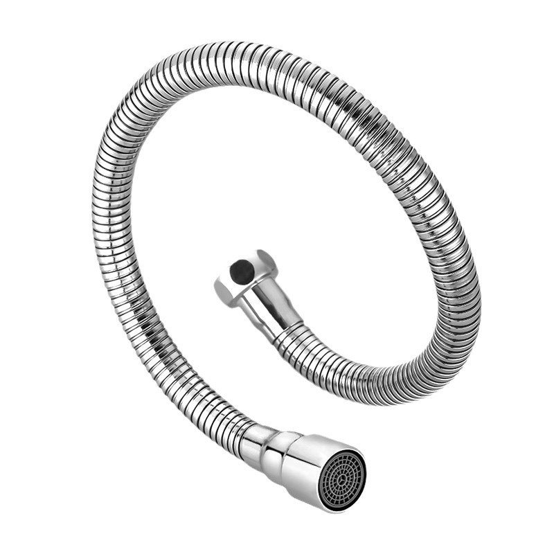The splash-proof faucet extension wonder can rotate in all directions for water inlet conversion, pressure increase, external connection and extension of the water outlet pipe Item Picture
