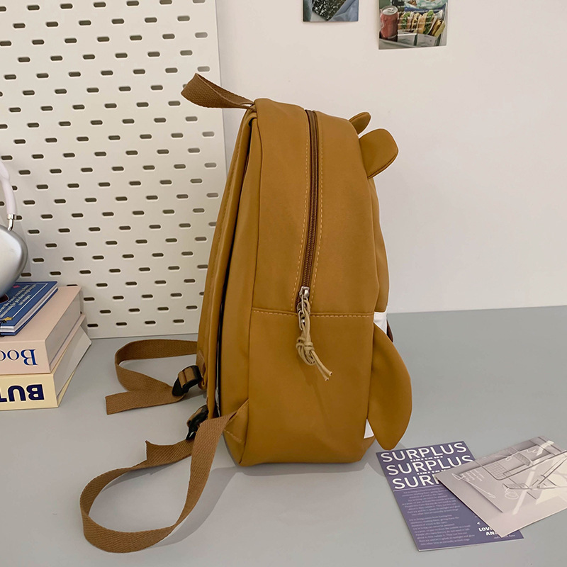 Fashionable new children's bags, cute and stylish, lightweight schoolbags for primary school students, cool and trendy bear backpacks for going out and playing Specification drawing