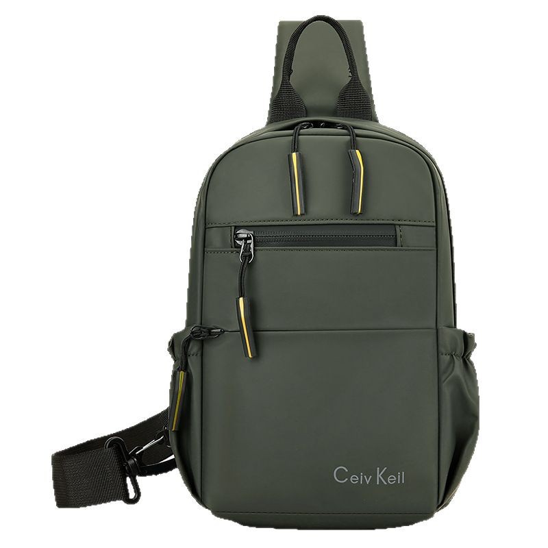 New fashionable single-shoulder bag, simple crossbody bag, men's high-end casual trendy bag, men's versatile high-end bag Item Picture