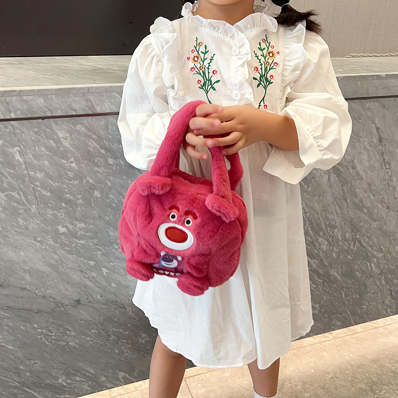 Cartoon crossbody bag, single-shoulder girl bag, children's mini backpack, claw machine doll, hand-held cosmetic bag, Japanese-style pocket money bag details Picture