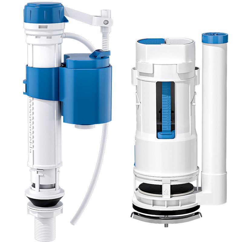 Starting point: Japanese toilet tank accessories, water inlet valve, universal upper drain valve, water pump seat, toilet flushing tank, float ball Item Picture