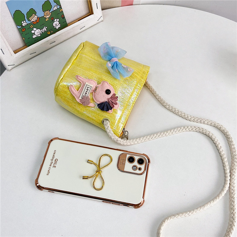 Children's bag, stylish for girls, crossbody carry, cute princess, little Chanel style, mini accessories for girls, birthday and festival gifts Specification drawing