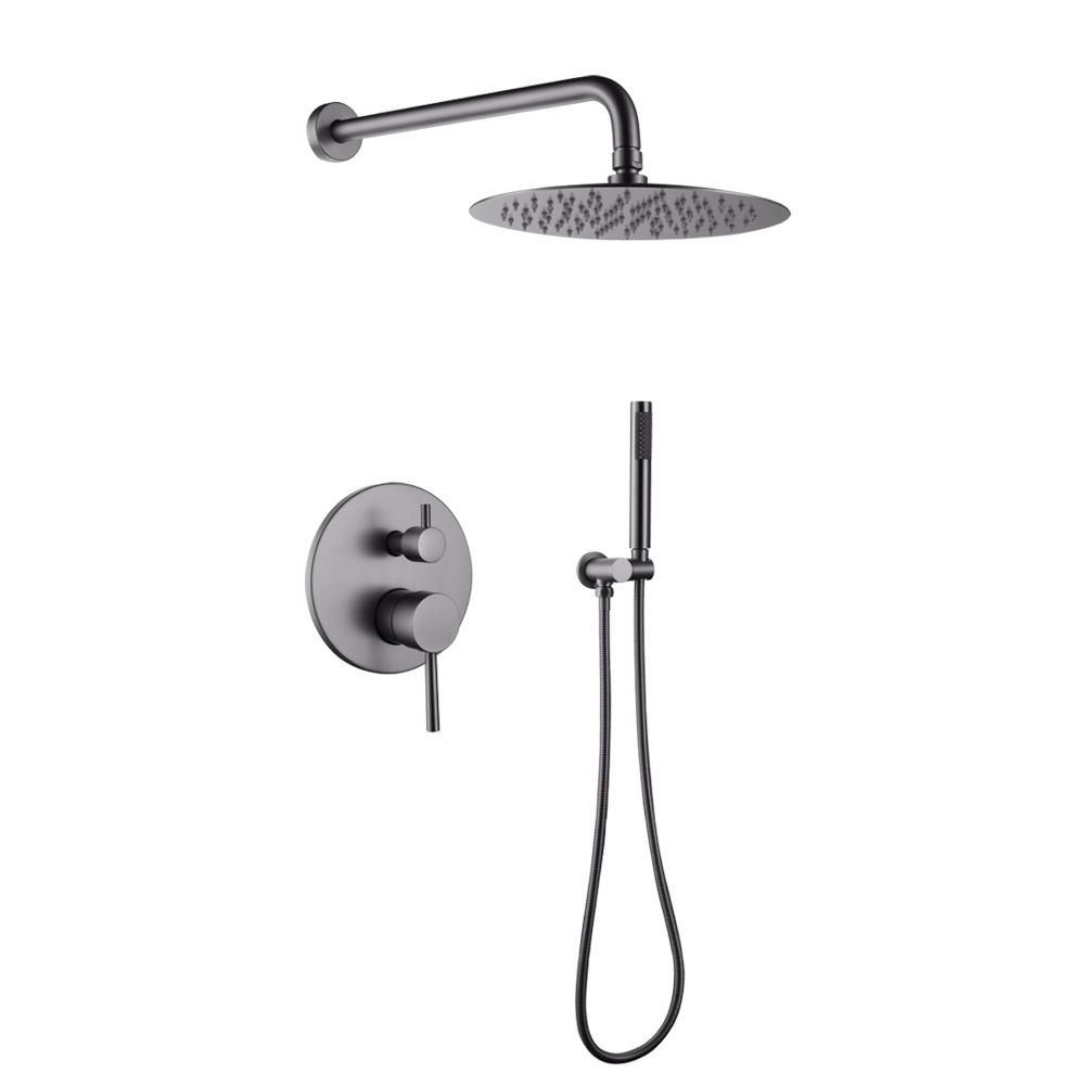 Cross-border American and Australian standard all-copper single-function pre-embedded concealed shower head faucet hotel and homestay set details Picture