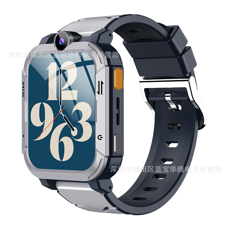 Cross-border foreign language Y76 children's phone smartwatch, 4G video call, photo, waterproof, foreign language and multiple languages Specification drawing