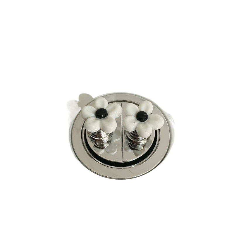 Toilet press button, Xiaoxiangfeng color series creative special bathroom water tank switch flush press accessory Item Picture