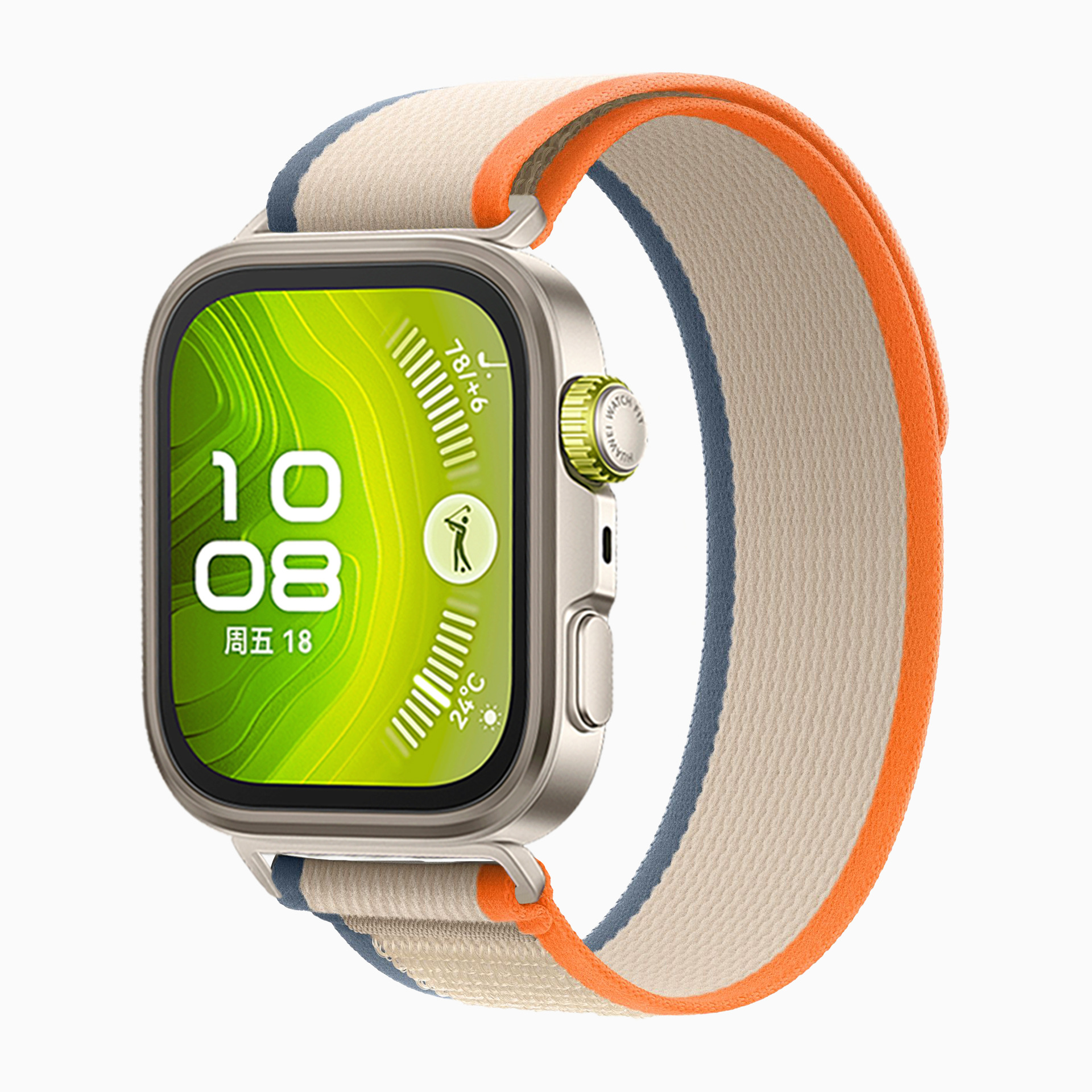 HUAWEI Fit4pro watch strap: Huawei fit4/3 Velcro Wild diameter loop nylon watch strap Item Picture