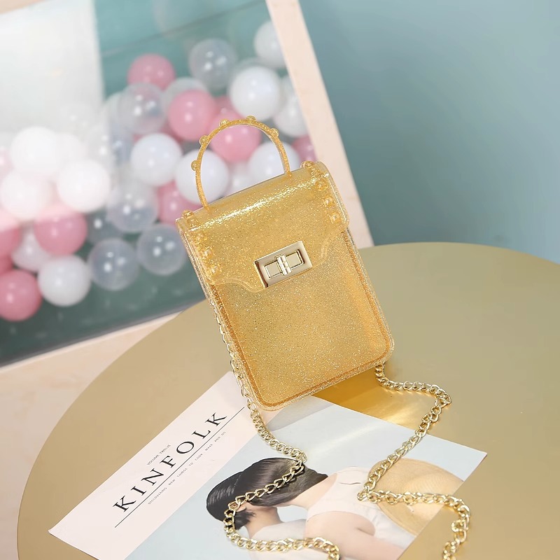 2025 New style bags: Women's jelly bag, summer transparent bag, vertical phone bag, crossbody small bag, mini bag, children's bag details Picture
