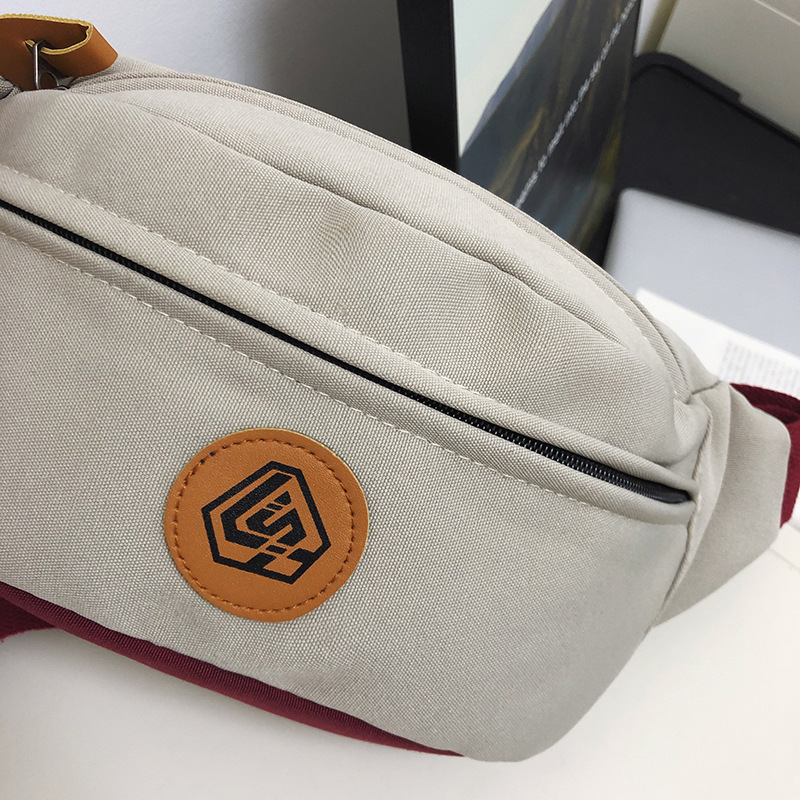 Internet-famous wholesale chest bags, men's large-capacity crossbody bags, outdoor sports trendy brand waist bags, nylon versatile single-shoulder bags, trendy bags details Picture