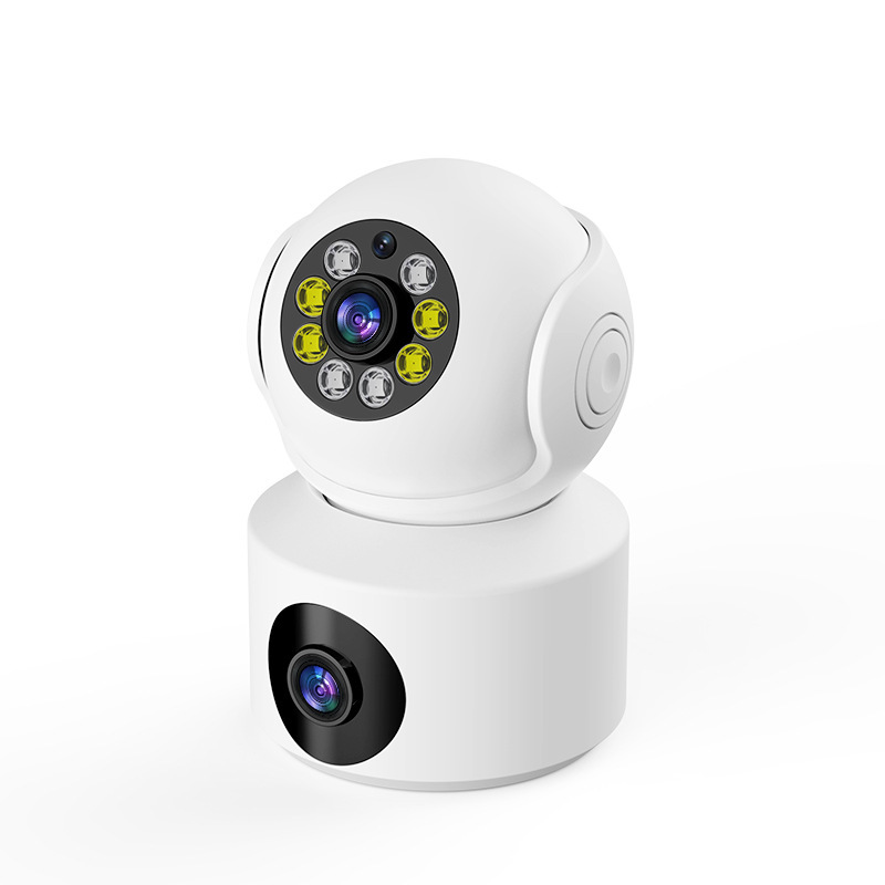 Dual-camera home mobile phone wireless indoor monitor, 360-degree voice home high-definition night vision photography Item Picture