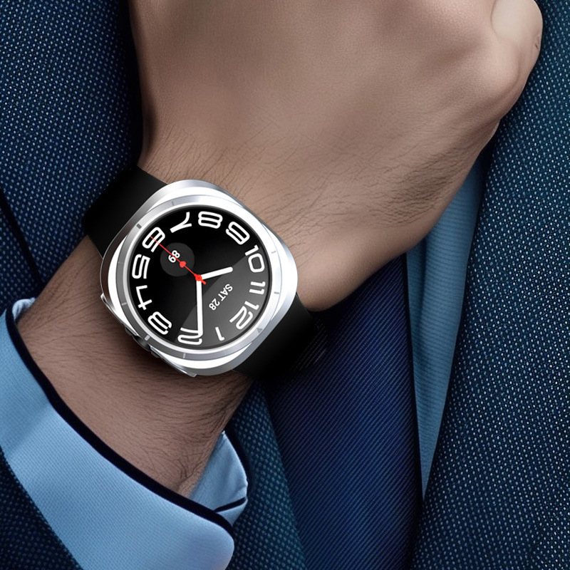 New PC hollowed-out case watch applicable to Samsung Galaxy Watch8 (2025) /7 ultra case Specification drawing