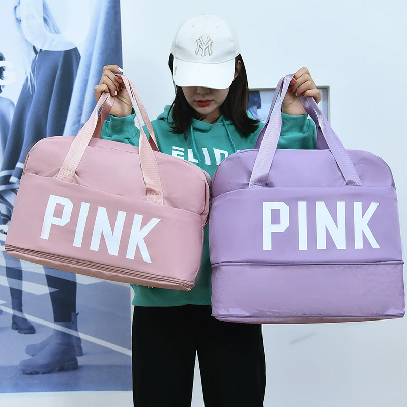 2025 New short-distance travel bag, large-capacity dry-wet separation hand-held sports and fitness bag, luggage bag, swimming bag full figure